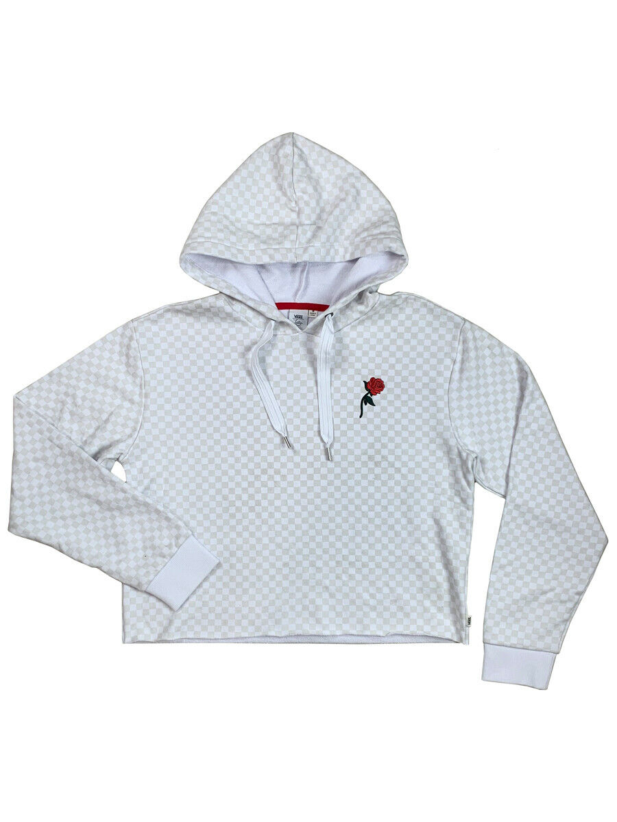 Vans Women's Leila Check Crop Hoodie