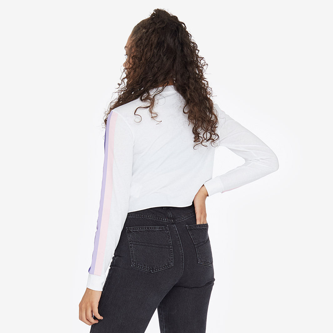 Vans Women's Rainee Float On Cropped Long Sleeve T-Shirt