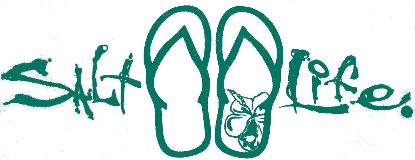 Salt Life Sandals and Signature Decal Medium White