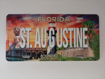 HPM St. Augustine License Plate