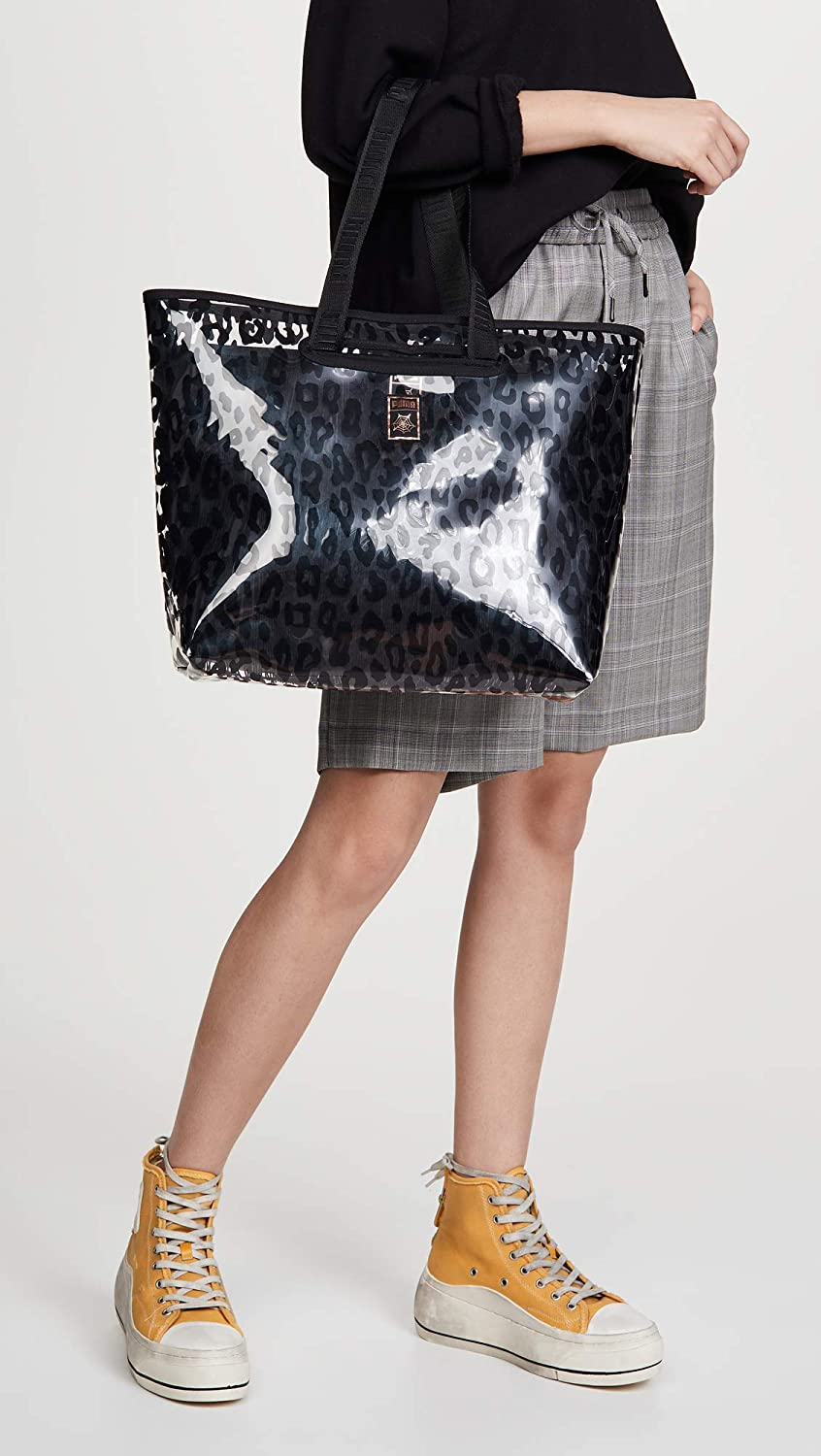 PUMA Women's X Charlotte Olympia Shopper Bag, Clear/Black