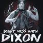 The Walking Dead Don't Mess With Dixon Adult Men's Black T-shirt