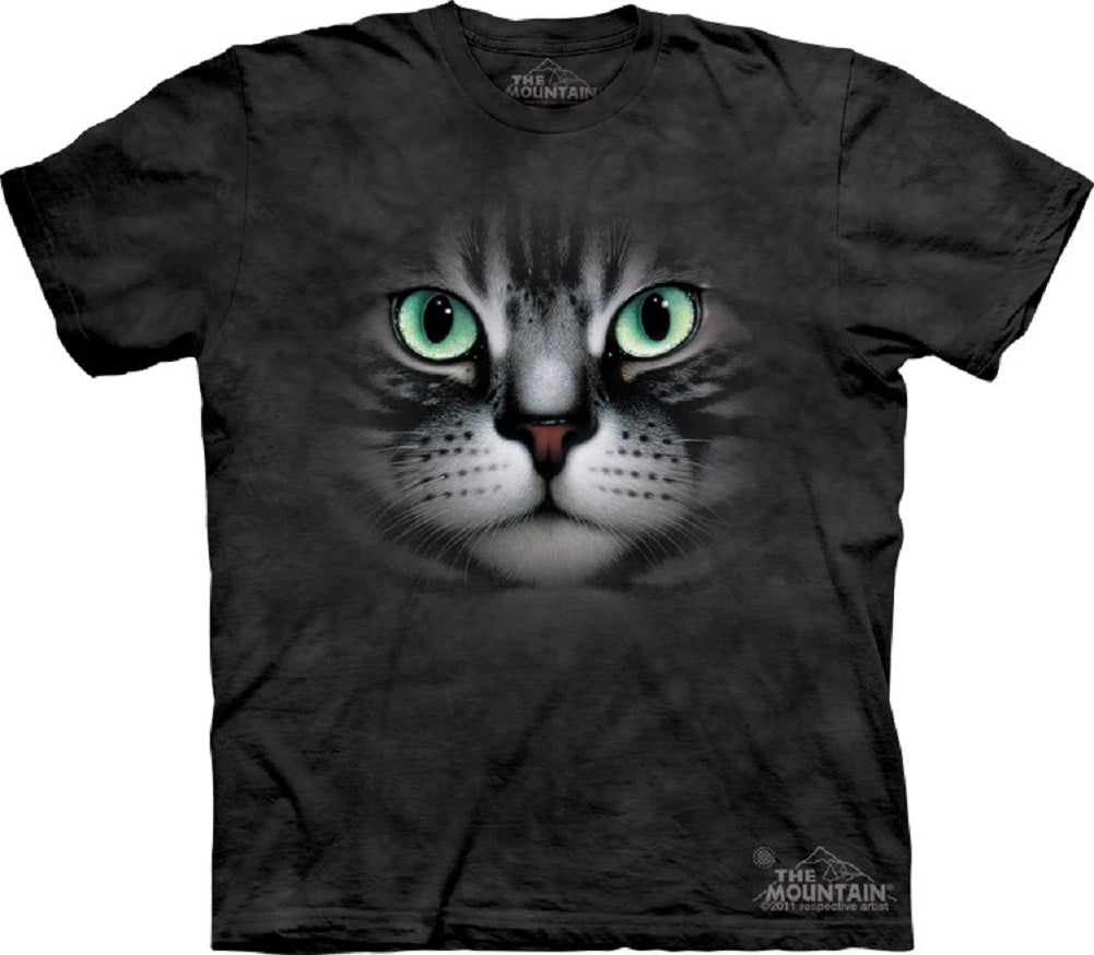 The Mountain Men's Emerald Eyes Cat T-Shirt