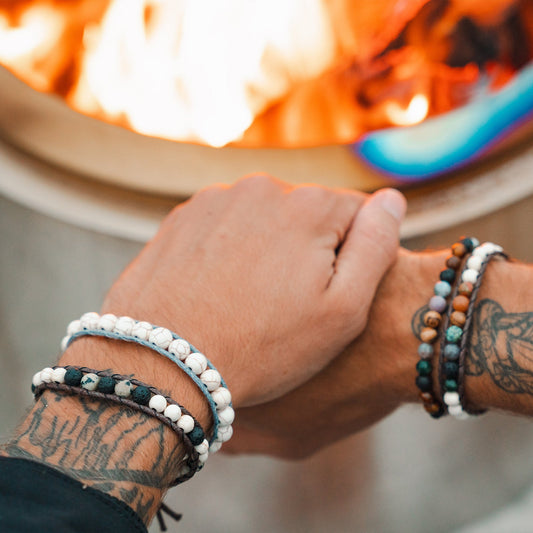 Lotus and Luna Men's Bracelet