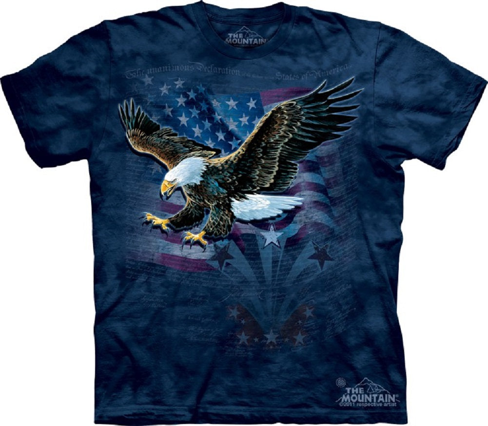 The Mountain Men's Declaration Eagle Flag T-Shirt