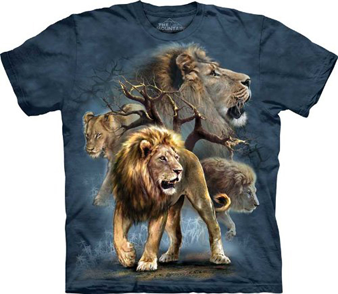 The Mountain Men's Lion Collage T-Shirt