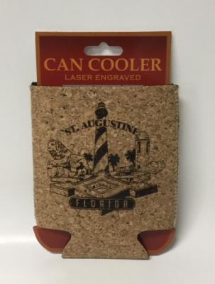 St. Augustine Cork Can or Bottle Koozie