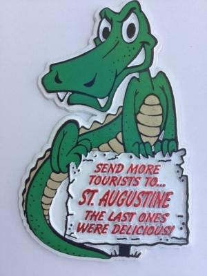 Rubber Gator Magnet