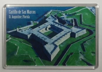 Castillo de San Marcos Ariel Lucite Magnet