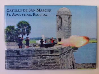 Cannon Firing Tinplate Magnet