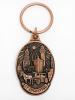 Key Ring Metal City Copper