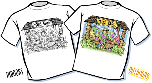 Magic T-shirts Tiki Bar Adult T-shirt