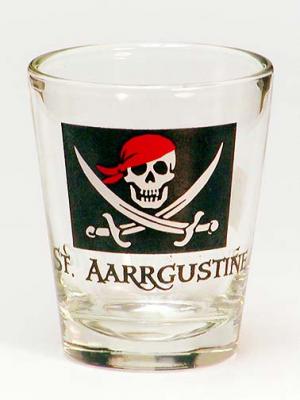 Pirate St. Aarrgustine Shot Glass