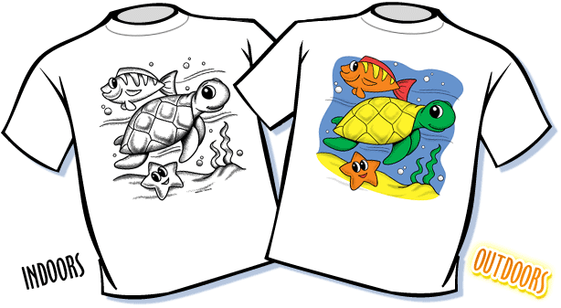 Magic T-shirts Toddler Little Turtle Shirt