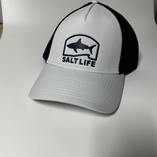 Salt Life, Men's, Pro Shark, Mesh, Hat, White