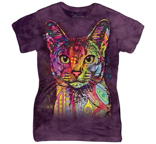 The Mountain Cotton Abyssinian Design Novelty Womens T-Shirt