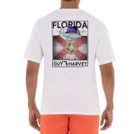 Guy Harvey Men's Florida Flag W/P SS T-Shirt,