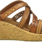 Skechers Women's Beverlee - Tiger Posse Wedge Sandal