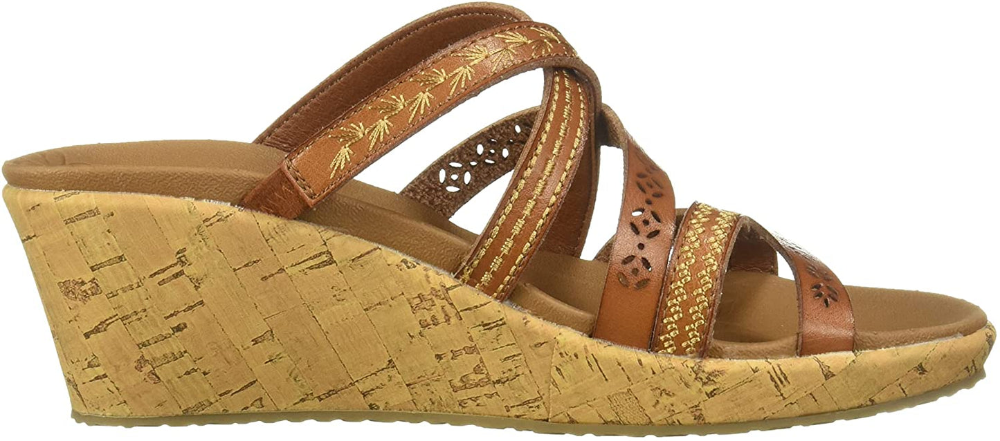 Skechers Women's Beverlee - Tiger Posse Wedge Sandal