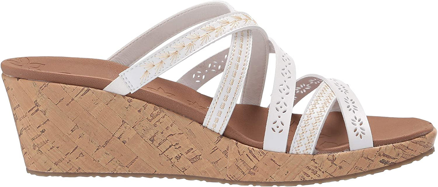 Skechers Women's Beverlee - Tiger Posse Wedge Sandal