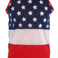 Patriotic American US Flag Stripes And Stars Tank Top Shirt Adult Men's