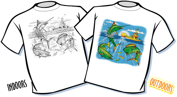 Magic T-shirts Sport Fishing Adult T-shirt