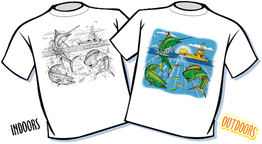 Magic T-shirts Sport Fishing Adult T-shirt