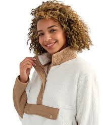 HUK, Woman's, Polyester Quarter Zip Pullover