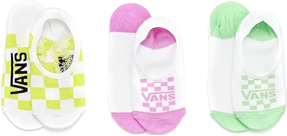 Vans Womens Girls Basic Canoodle No Show Socks, (BCA), (6.5-10) M US