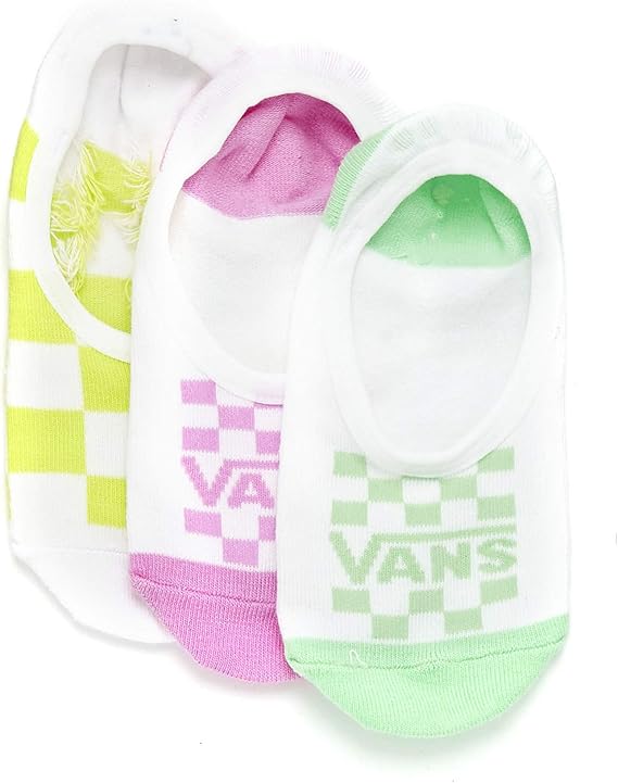 Vans Womens Girls Basic Canoodle No Show Socks, (BCA), (6.5-10) M US