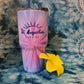 ID SA Souvenir Tumbler Cup With Straw, Sun,