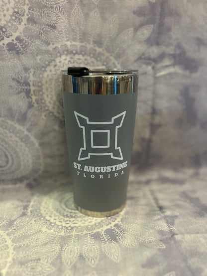 ID SA Souvenir Tumbler Cup With Straw, Fort,