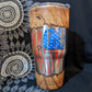 ID SA Souvenir Tumbler Cup With Straw,Flag,