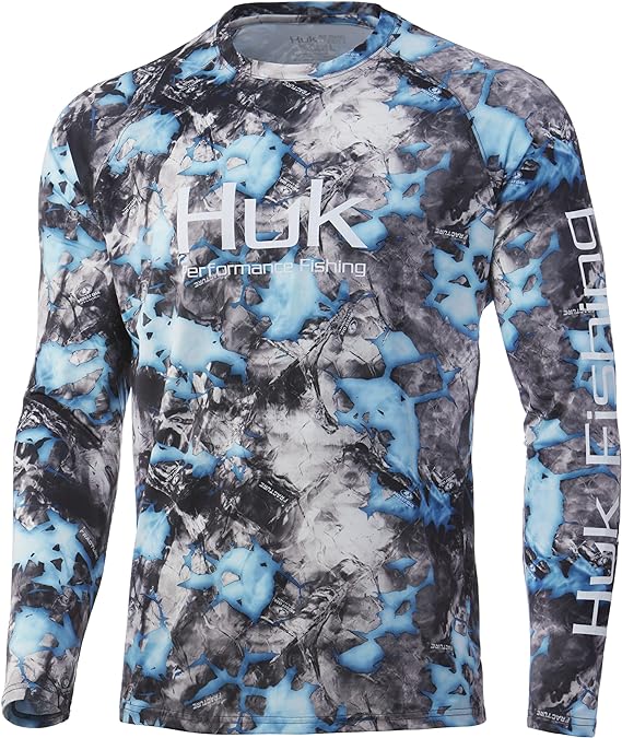 Huk Vented Mossy Oak Fracture LS Performance