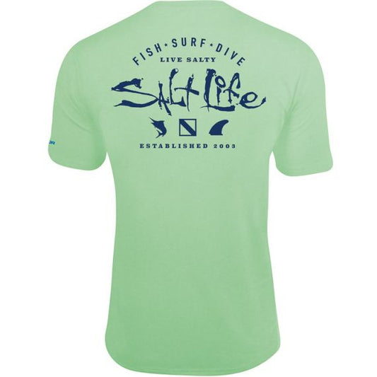 Salt Life Men's Watermans Trifecta Performance Pocket Tee