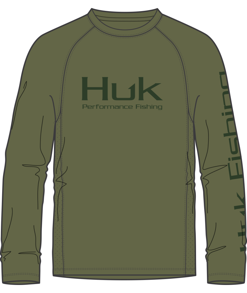 Huk Vented Pursuit LS Performance