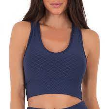 Suzzi Women's Runched Cropped Top Tank
