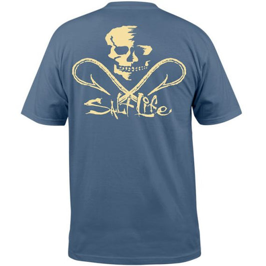 Salt Life Men's Salt Life Skull and Hooks Pocket Tee