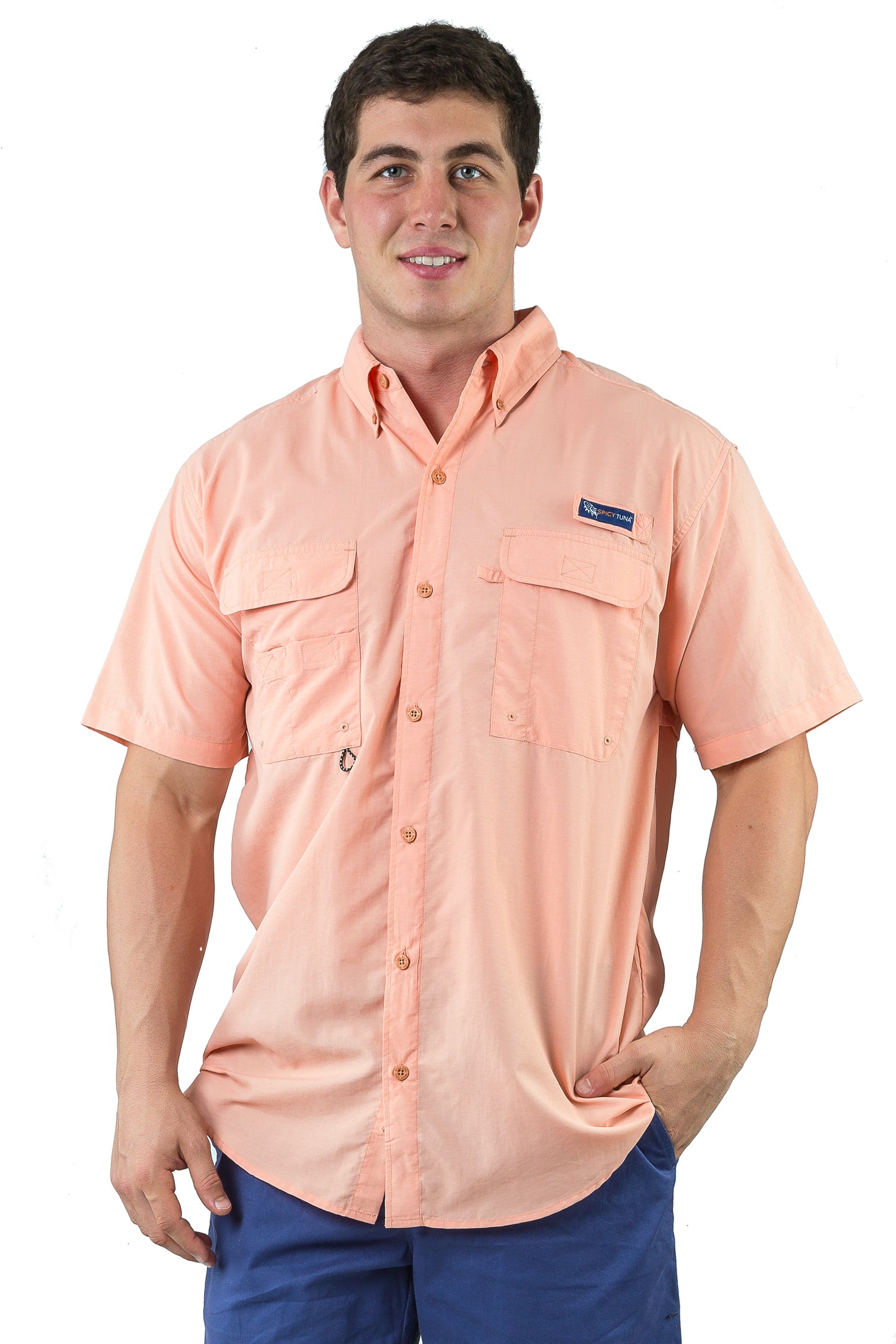 Spicy Tuna Men's Shirt | Performance Fishing | UV-Sun Protection | Vented