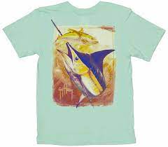 Guy Harvey Men's Dusk Pocket T-Shirt