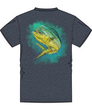 HUK KC Mahi Splash Men's Tee