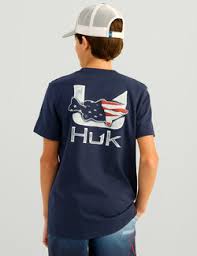 HUK, Fish Flag, SS, Tee,