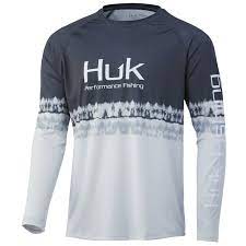 Huk Salted Stripe Pursuit LS Shirts Performance,