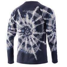 HUK Spiral Dye Pursuit Long Sleeve Shirts