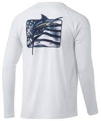 Huk KC Americana Sushi Pursuit LS Performance,