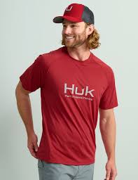 HUK Men's Short Sleeve Pursuit, Vapor,