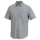 Huk Kona Cross Dye Button SS, Harbor Mist Grey