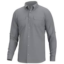 HUK A1A Woven Button LS With Pockets