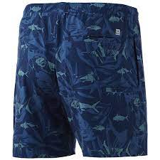 HUK Men's Pursuit Volley Small Palm Shorts