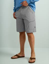 HUK Men's Next Level 10.5" Shorts, Overcast Grey, 2XL